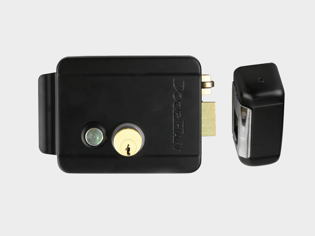 行人门用 DH-LOCK-KIT 表面安装式机电锁套件。